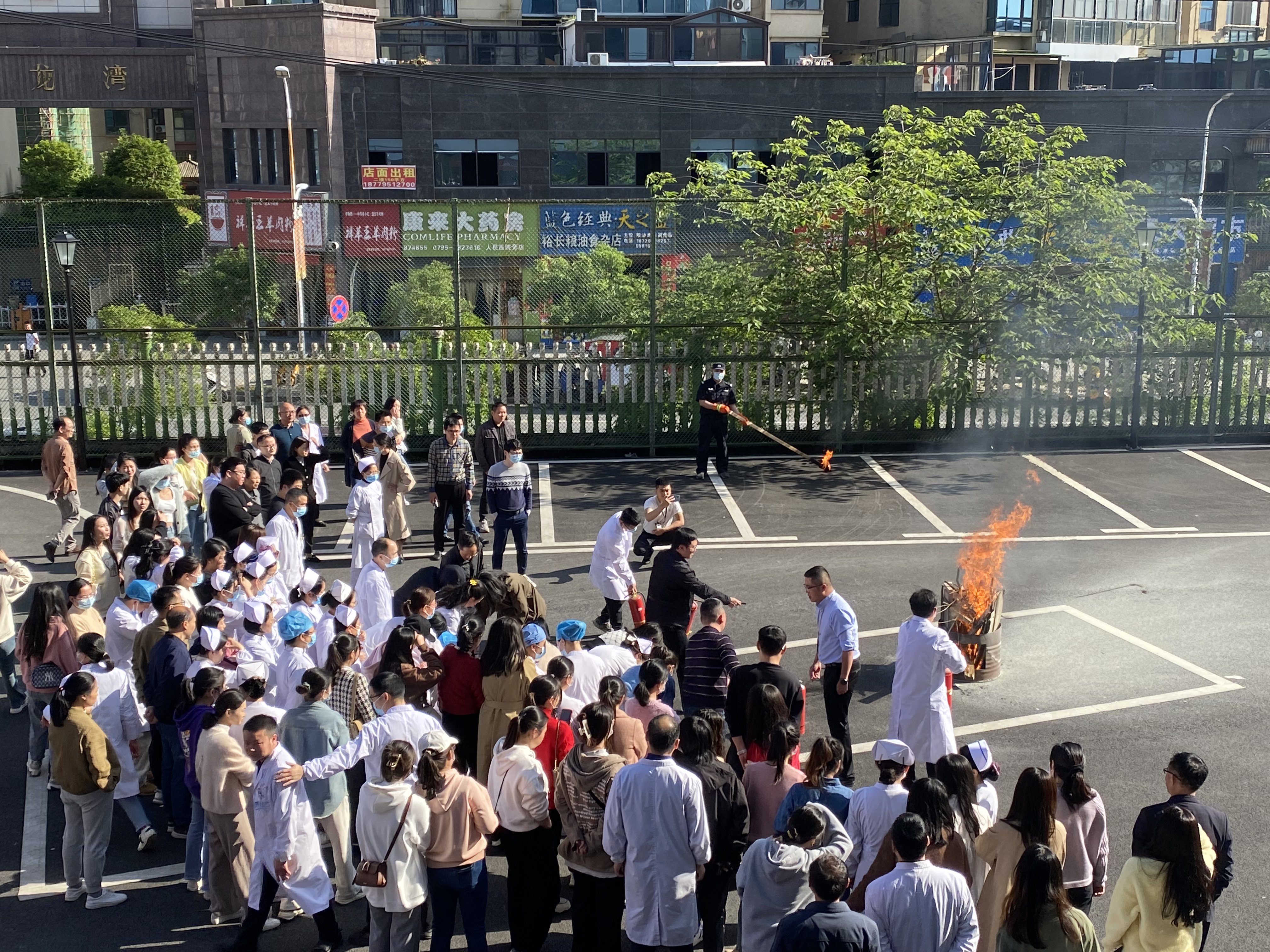 以练筑防，防患未“燃”——我院开展消防安全应急演练